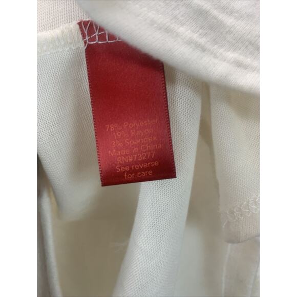 JLO Embellished Pullover Knit Top Womens Size XL Jennifer Lopez Stretch Soft - Picture 4 of 4